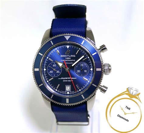 breitling superocean nato strap|breitling rubber strap 24 20.